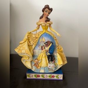 Jim Shore Belle “ Moonlit  Enchantment” Disney Traditions Showcase Collection